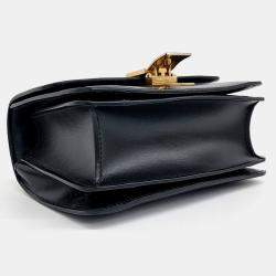 Celine Black Leather Mini Classic Box