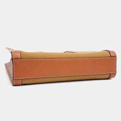 Celine Brown Canvas Cabas Vertical Small bag