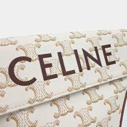 Celine Cream PVC Triumph Triangle Bag