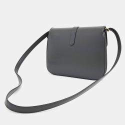 Celine Grey Leather Tabu Medium Bag