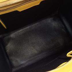 Celine Yellow Leather luggage bag