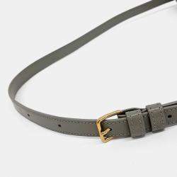 Celine Grey Leather Triumph Small Bag