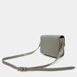 Celine Grey Leather Triumph Small Bag
