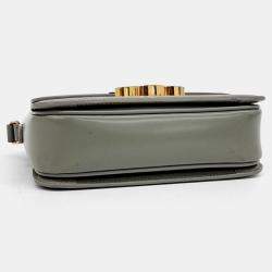 Celine Grey Leather Triumph Small Bag