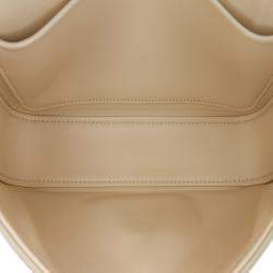 Celine Beige Triomphe Leather Claude Shoulder Bag