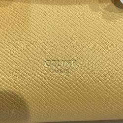 Celine Yellow Pico Grained Calfskin Belt Bag