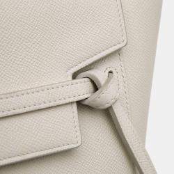 Celine Grey Nano Grained Calfskin Belt Bag