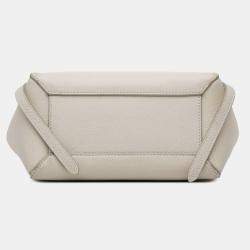 Celine Grey Nano Grained Calfskin Belt Bag