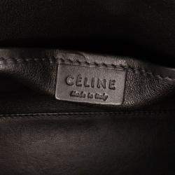 Celine Multicolor Red Nano Tricolor Leather Luggage Tote