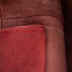 Celine Red Mini Grained Calfskin Belt Bag