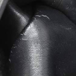 Celine Black Leather and Suede Medium Trapeze Top Handle Bag