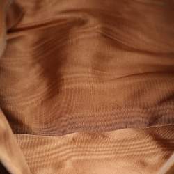 Celine Beige/Tan Coated Canvas Vintage Triomphe Duffel Bag