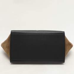 Celine Tricolor Leather Small Trapeze Top Handle Bag
