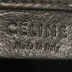 Pre Owned Celine Green Leather Convertible Tote