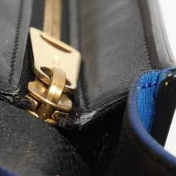 Celine Tricolor Leather Mini Trapeze Bag