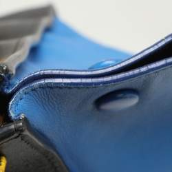 Celine Tricolor Leather Mini Trapeze Bag