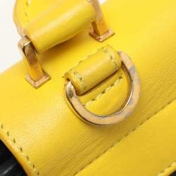 Celine Tricolor Leather Mini Trapeze Bag