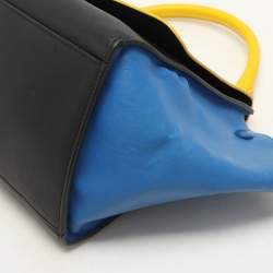 Celine Tricolor Leather Mini Trapeze Bag