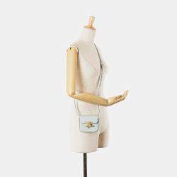 Celine Blue Mini Calfskin Claude Crossbody
