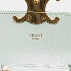 Celine Blue Mini Calfskin Claude Crossbody