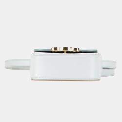Celine Blue Mini Calfskin Claude Crossbody