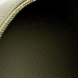 Celine Green Small Calfskin Cuir Triomphe Oval Crossbody
