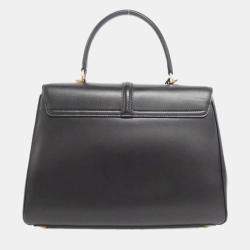 Celine Black Leather 16 Medium Handbag