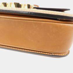 Celine Leather Teen Triomphe Shoulder Bag