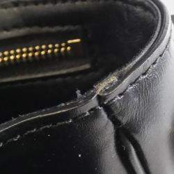 Celine Black Leather Classic Triomphe Shoulder Bag