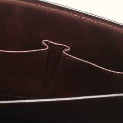 Celine Burgundy Python Medium Classic Box Shoulder Bag