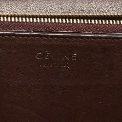 Celine Burgundy Python Medium Classic Box Shoulder Bag
