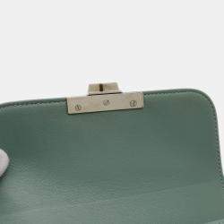 Pre Owned Celine Leather Teen Triomphe Shoulder Bag