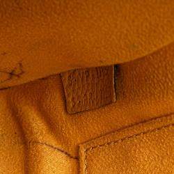 Celine Yellow Nano Leather Luggage Tote