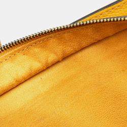 Celine Yellow Nano Leather Luggage Tote