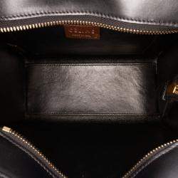 Celine Tricolor Leather Nano Luggage Tote
