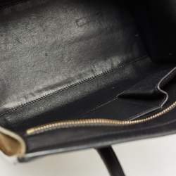 Celine Multicolor Leather and Suede Mini Luggage Tote