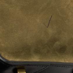 Celine Multicolor Leather and Suede Mini Luggage Tote