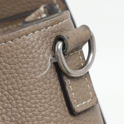 Celine Taupe Leather Nano Luggage Tote