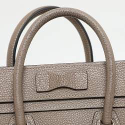 Celine Taupe Leather Nano Luggage Tote