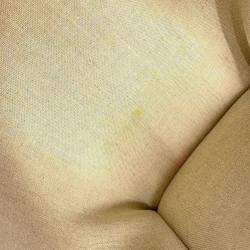 Celine White Tan Canvas Leather Triomphe Cabas Large Tote Bag