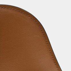Celine Tan PVC Calf Leather Triomphe Mini Cabas Shoulder Bag
