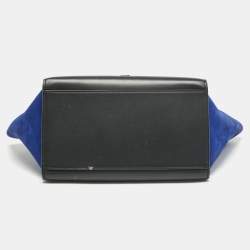 Celine Tricolor Leather Small Trapeze Top Handle Bag