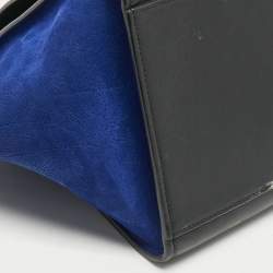Celine Tricolor Leather Small Trapeze Top Handle Bag