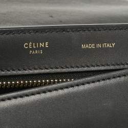 Celine Tricolor Leather Small Trapeze Top Handle Bag