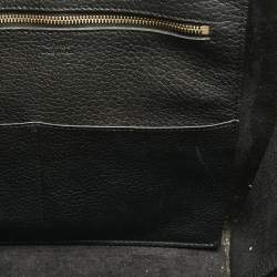 Celine Black Leather Mini Tie Tote
