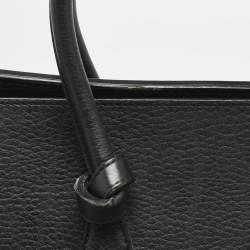 Celine Black Leather Mini Tie Tote