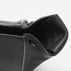 Celine Black Leather Mini Tie Tote