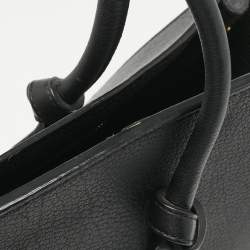 Celine Black Leather Mini Tie Tote