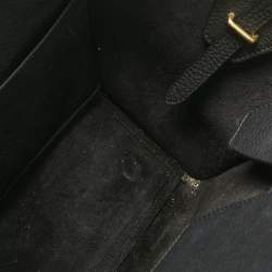 Celine Black Leather Mini Tie Tote