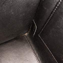Celine Brown Tricolor Grained Calfskin And Nubuck Nano Luggage Tote